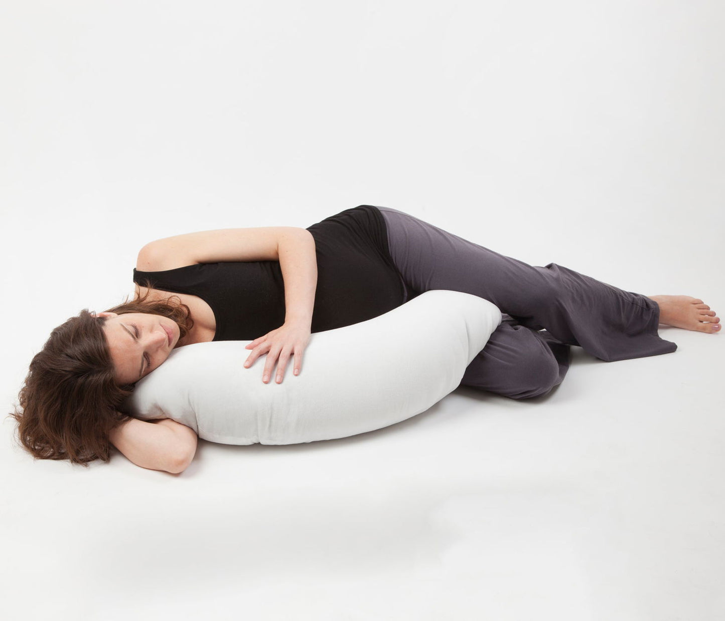 Coussin de maternité 110x53 cm - Gris - 