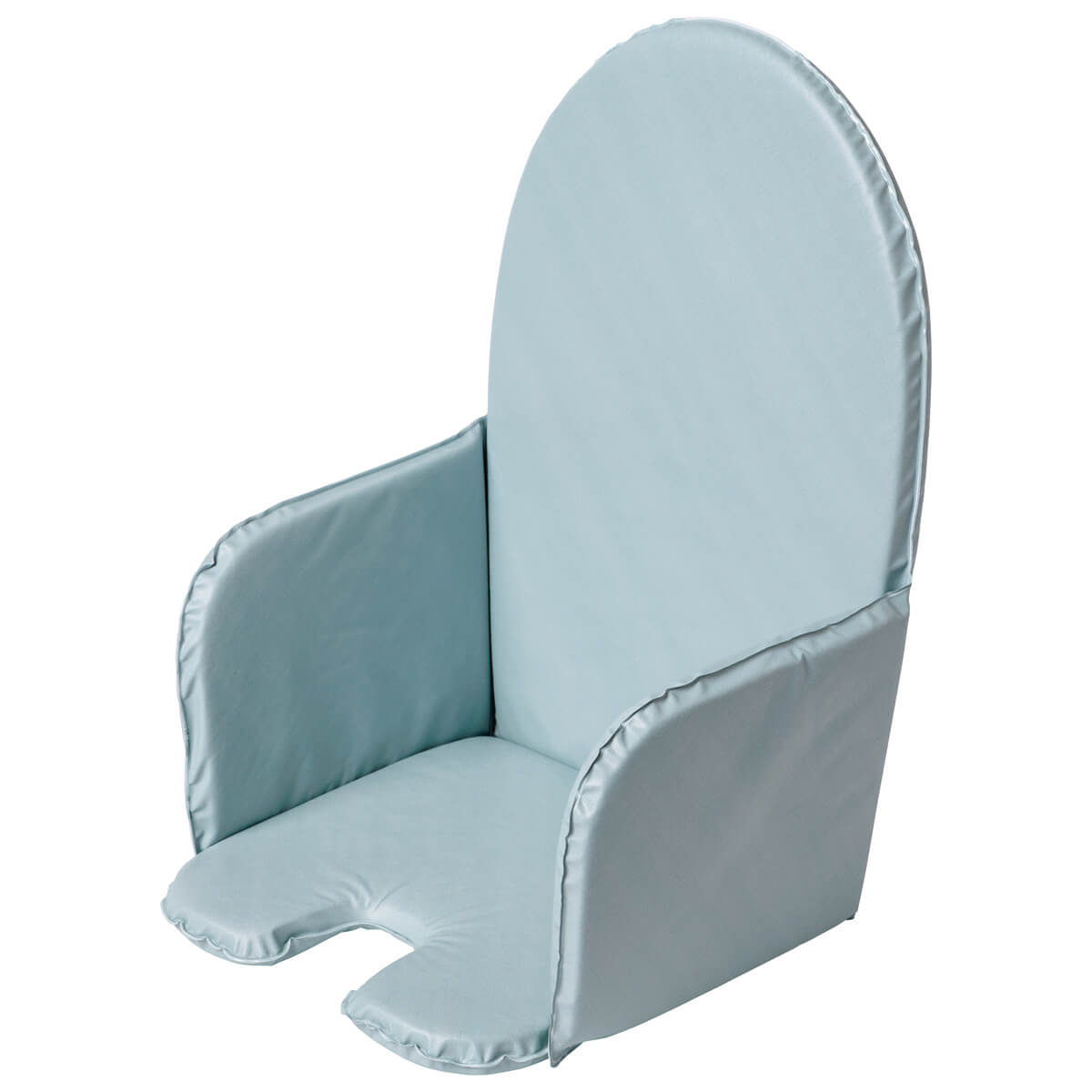 Coussin pour chaise haute 28x38 cm en PVC Bleu Vert - BB Malin