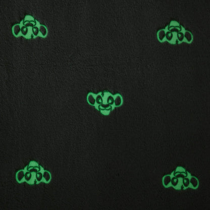 Couverture bébé phosphorescente 75x100 cm - Roi Lion Cosy Time - 