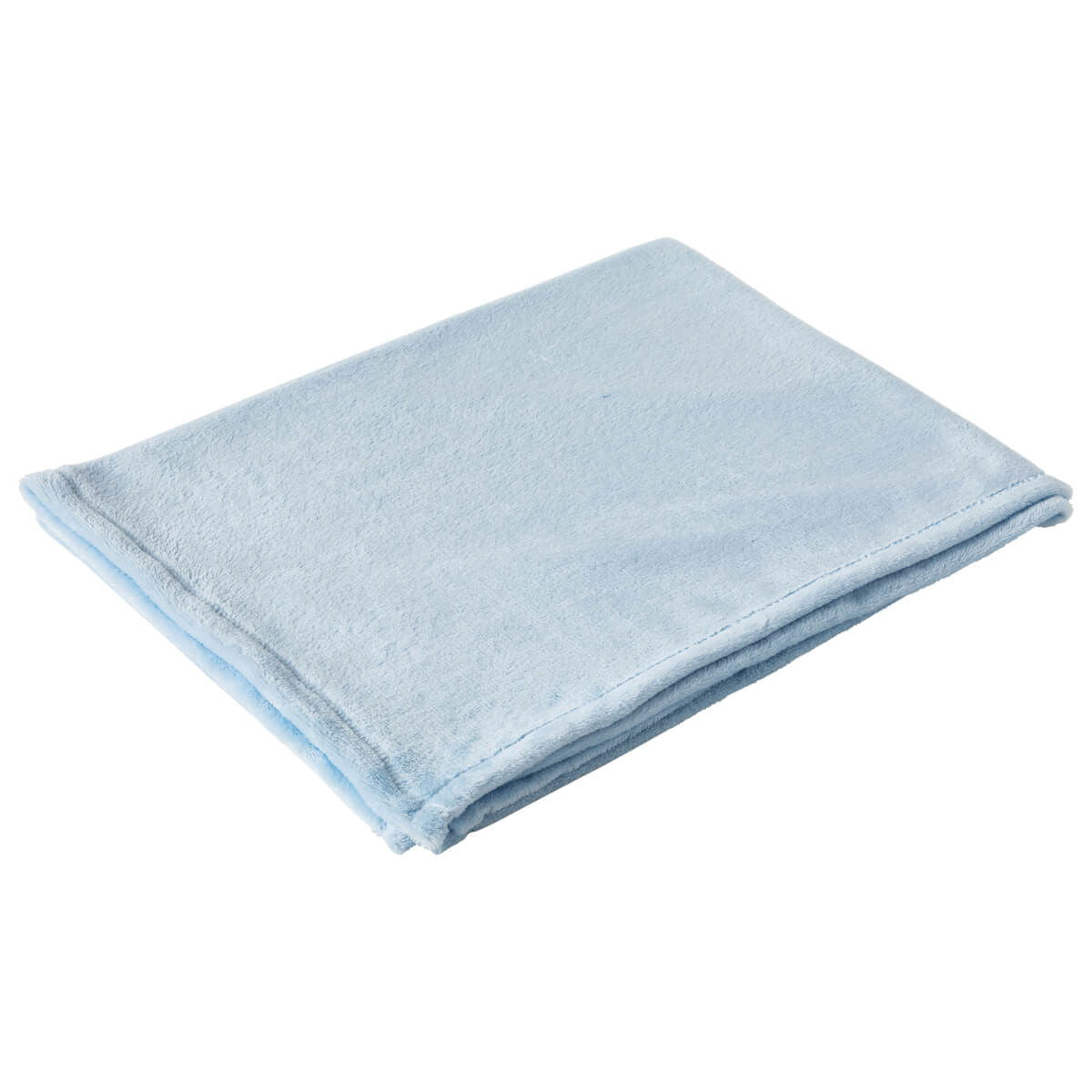 Couverture en flanelle 75x100 cm - Bleu - BB Malin