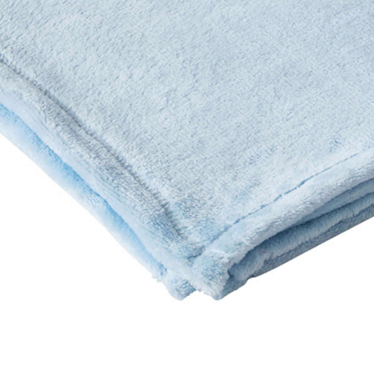 Couverture en flanelle 75x100 cm - Bleu - BB Malin