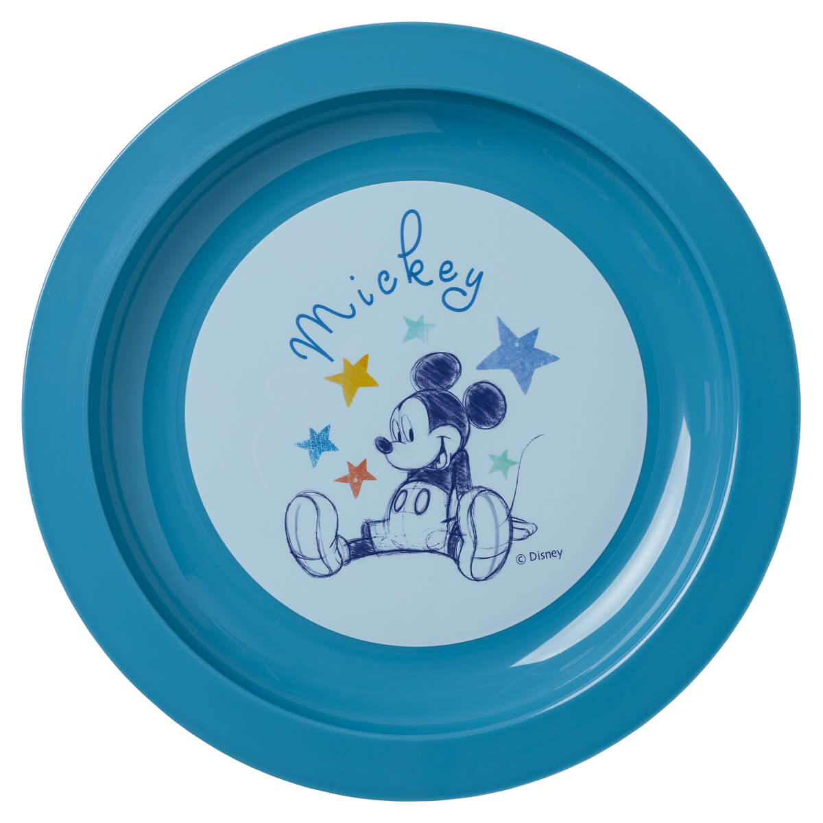 Assiette plate bébé Mickey Cool