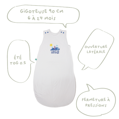 Gigoteuse été 6-24 mois 90 cm en Coton - Gigoteuse TOG 0.5 - Stitch