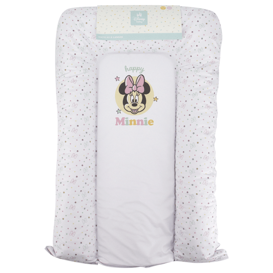 Matelas à langer bébé Flocons Happy Minnie - Matelas à langer pour bébé 50x70 cm