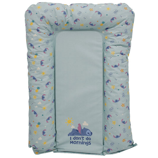 Matelas à langer bébé Flocons Stitch Bleu - Matelas à langer pour bébé 50x70 cm