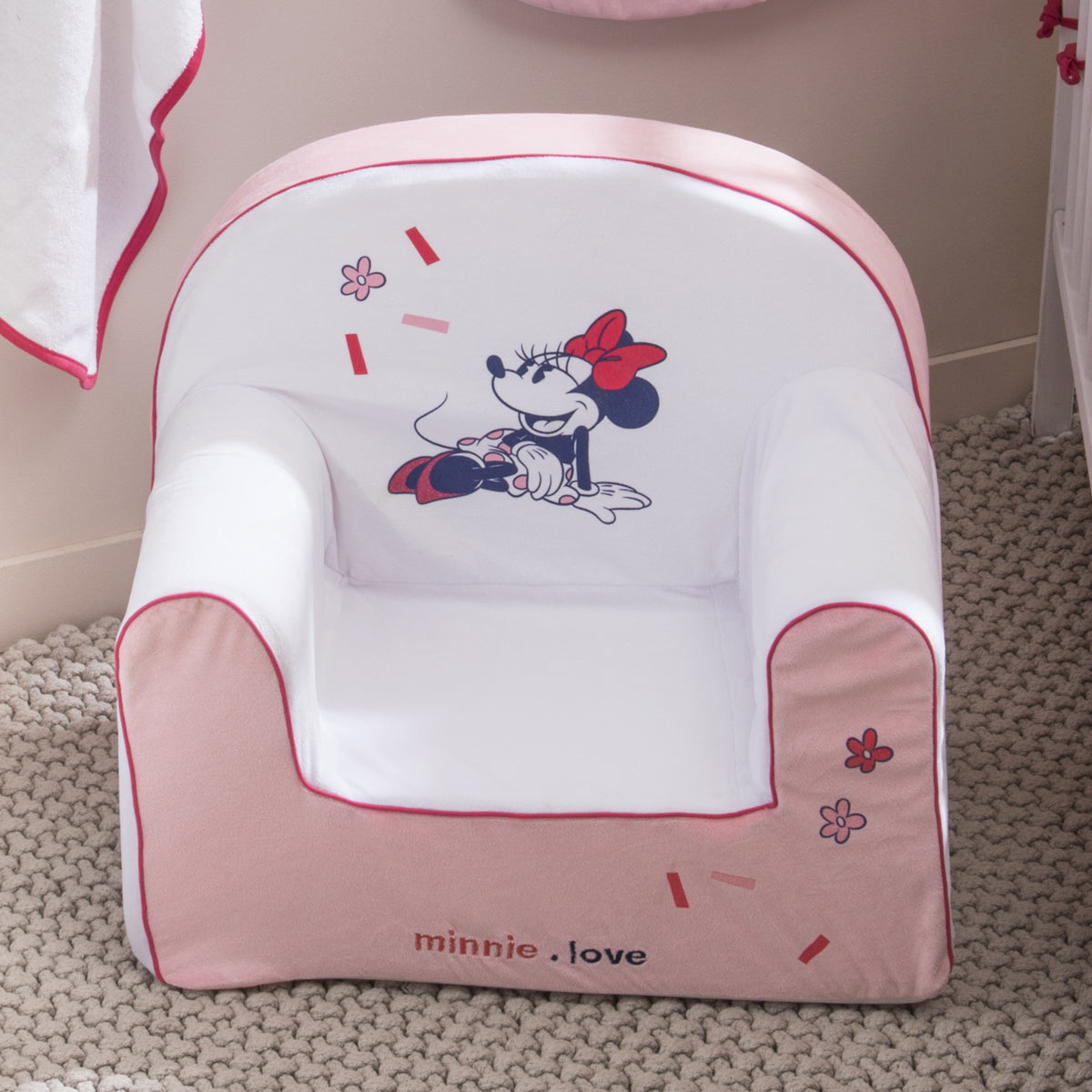 BB Kit - Eveil Minnie Confettis - Fauteuil + Tapis de jeu