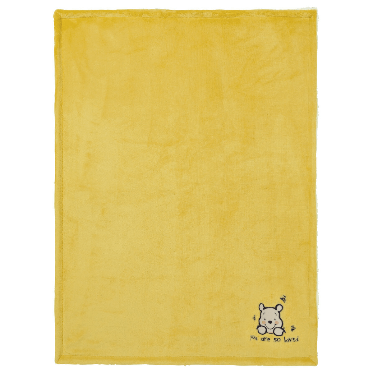 Couverture bébé Naissance 75x100 cm bi-matière Winnie Hunny Time