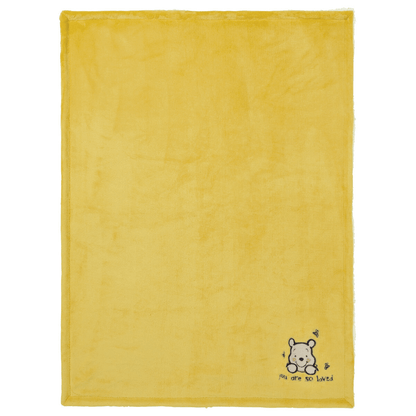 Couverture bébé Naissance 75x100 cm bi-matière Winnie Hunny Time