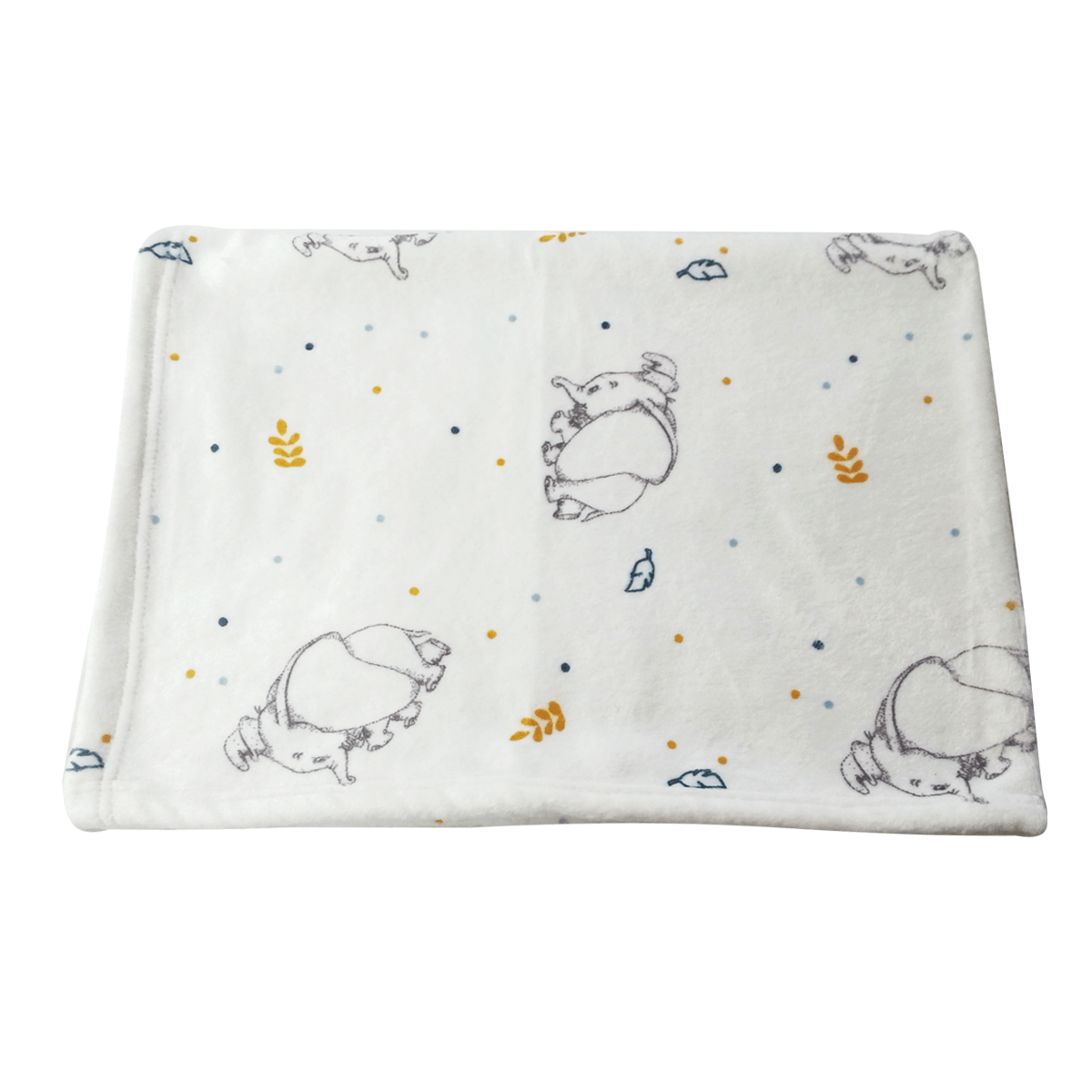 Couverture bébé en flanelle ultra douce 100x140 cm - Dumbo Animals