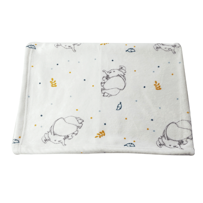 Couverture bébé en flanelle ultra douce 100x140 cm - Dumbo Animals