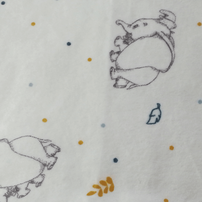 Couverture bébé en flanelle ultra douce 100x140 cm - Dumbo Animals