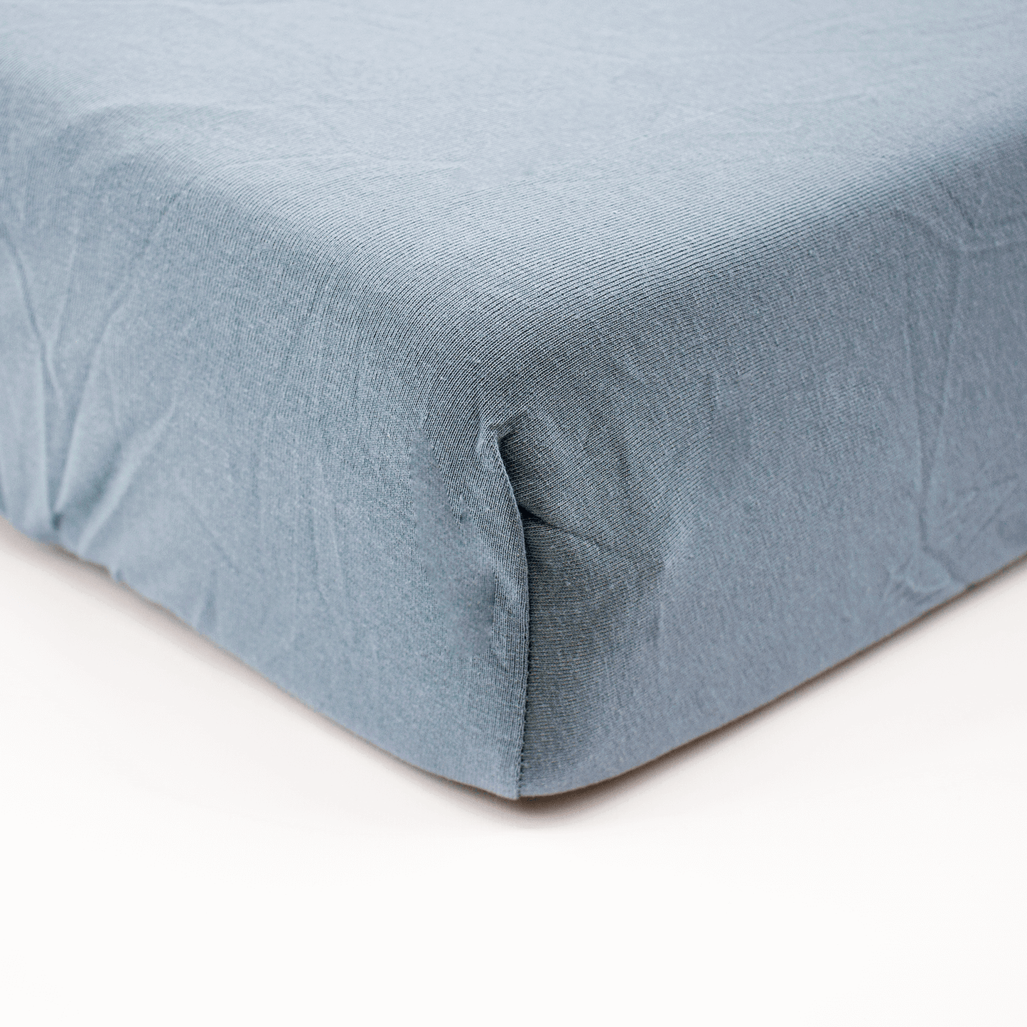 Drap-housse 60x120 cm en Coton Bleu Orage - BB Malin