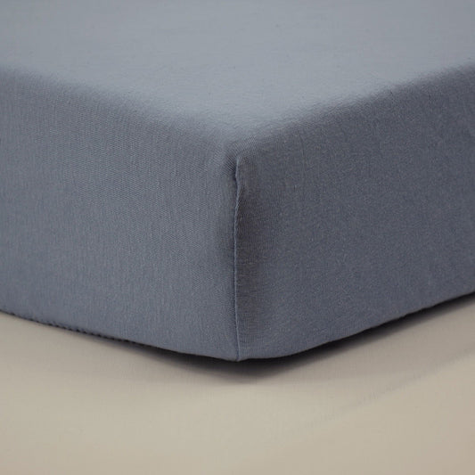 Drap housse uni 40x80 cm Bleu Layette - BB Malin