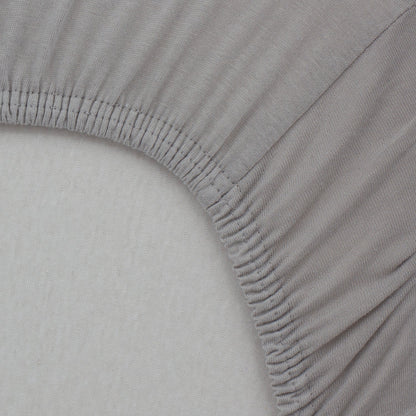Drap housse uni 40x80 cm Gris - BB Malin