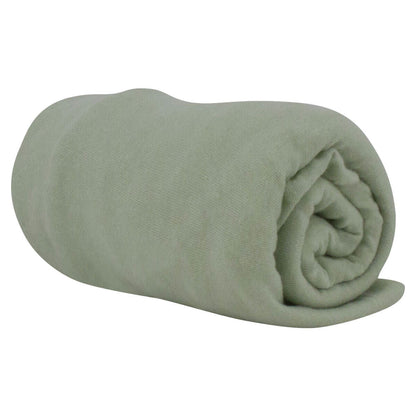 Drap housse uni 70x140 cm - Vert Amande - BB Malin