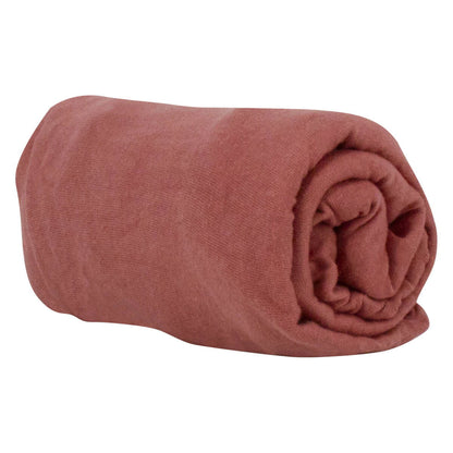 Drap housse uni 70x140cm - Terracotta - BB Malin