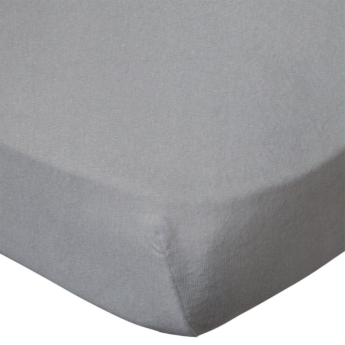 Drap housse berceau 83x50 cm bio - Gris - Babycalin