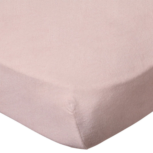 Drap housse uni 40x80 cm Rose - Babycalin