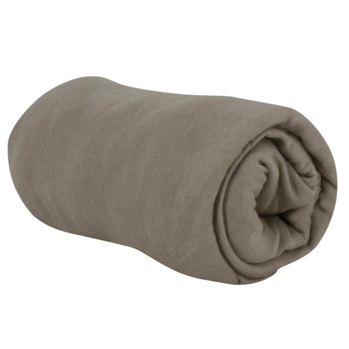 Drap housse uni 40x80 cm Taupe - 