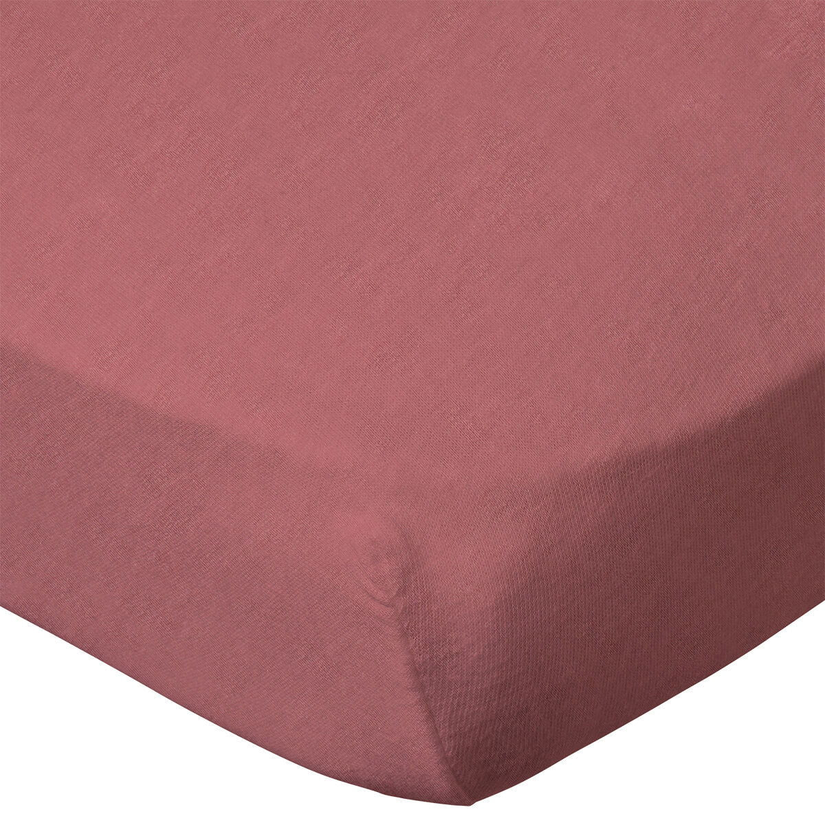 Drap housse uni 70x140cm - Terracotta - Babycalin