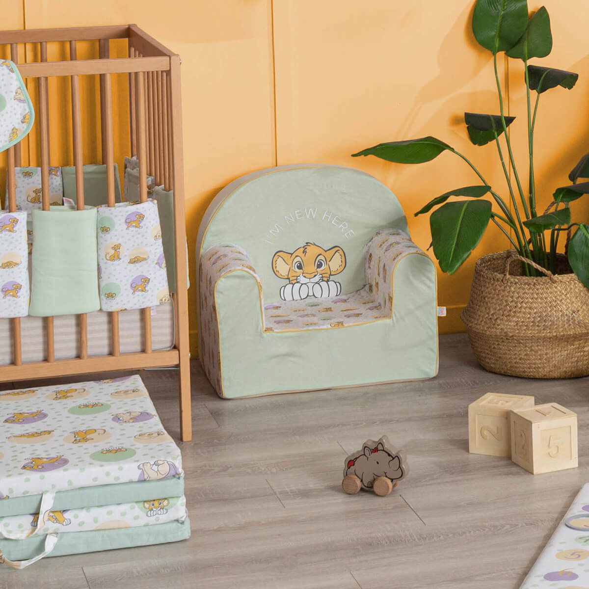 Fauteuil bébé en mousse déhoussable - Roi Lion Cosy Time - 