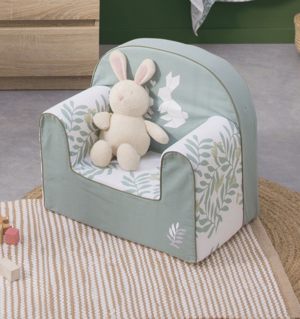Fauteuil déhoussable brodé - Day Break - 