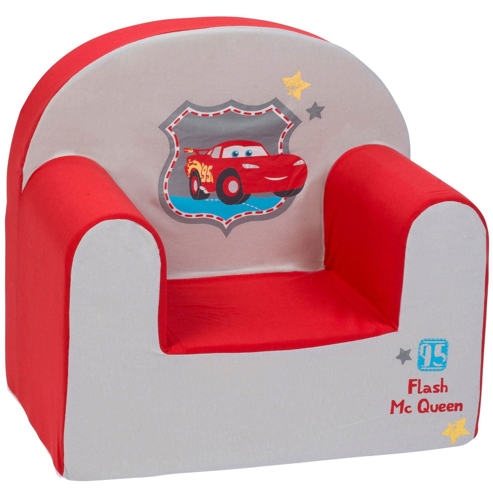 Fauteuil droit enfant Disney Cars Flash Mc Queen - BB Malin