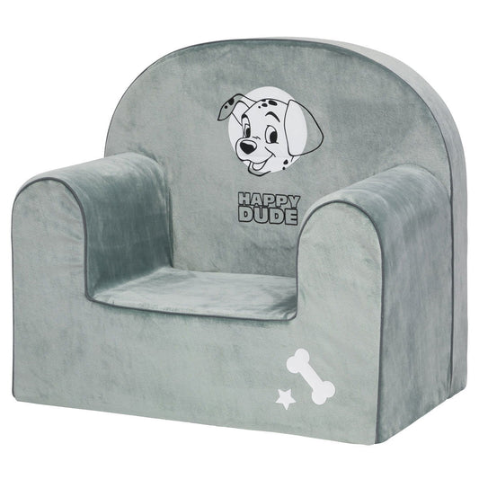 Fauteuil enfant droit en velours 101 Dalmatiens - 12 mois - BB Malin