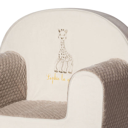 Fauteuil enfant droit matelassé brodé Sophie la Girafe Paris - 12 mois - 