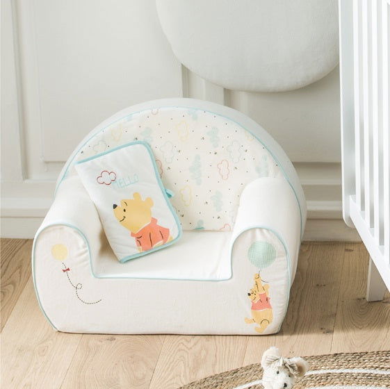 Fauteuil club enfant Disney Winnie Hello my Funshine - 