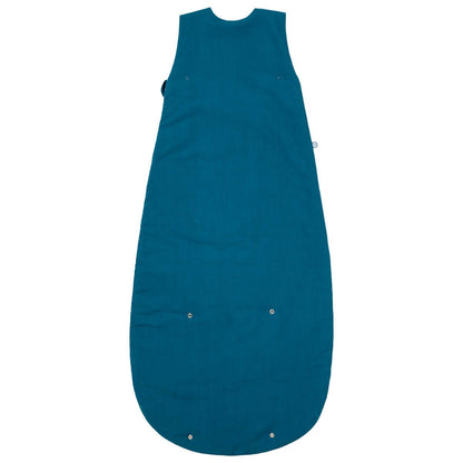 Gigoteuse 6-36 mois hiver en popeline 110 cm - Seaside Romance uni bleu - BB Malin