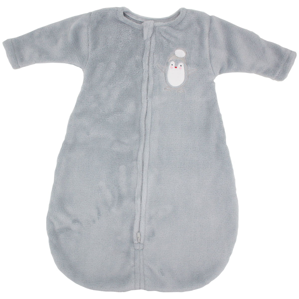 Gigoteuse flanelle à manche naissance - Pingouin - Babycalin