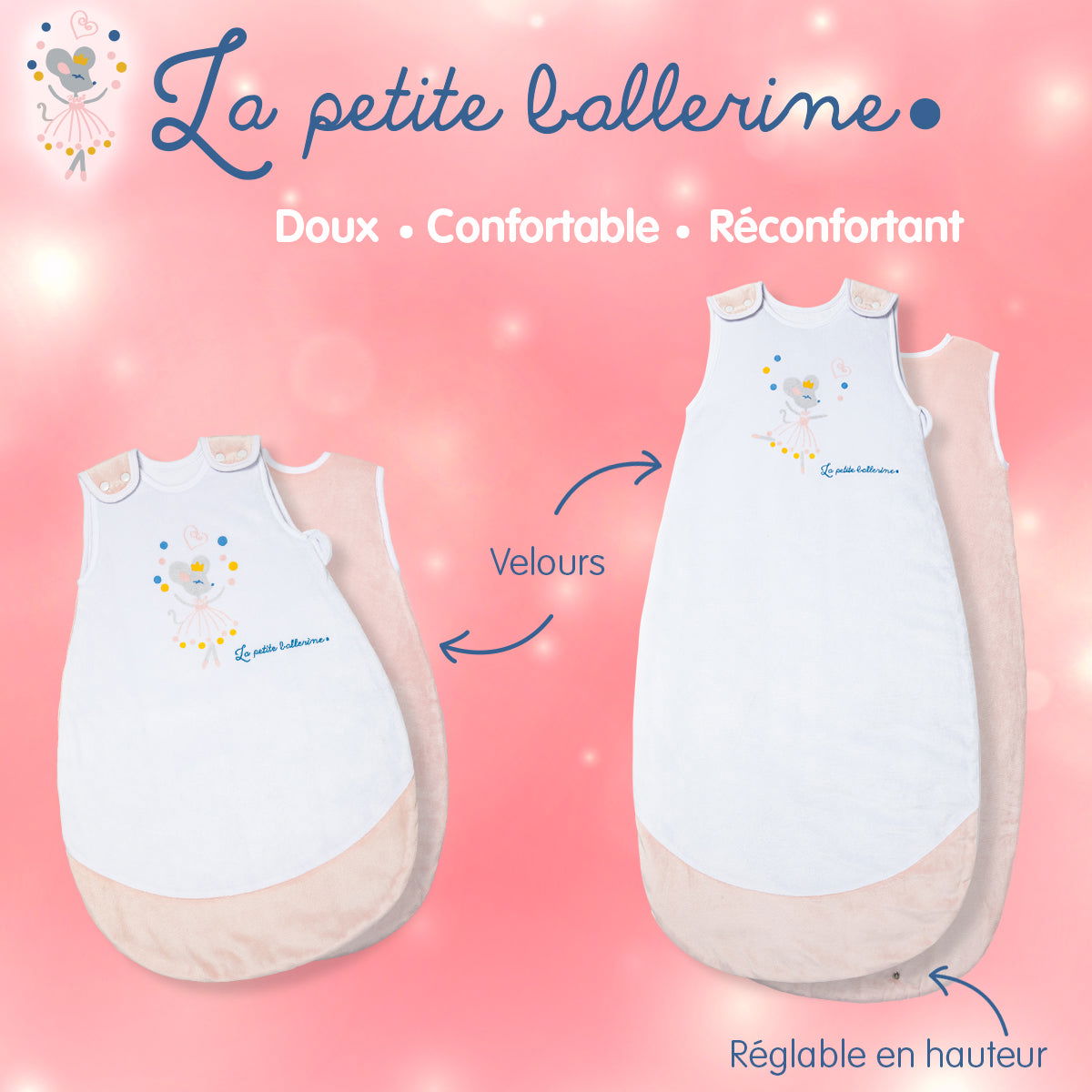 Gigoteuse naissance hiver La Petite Ballerine - BB Malin
