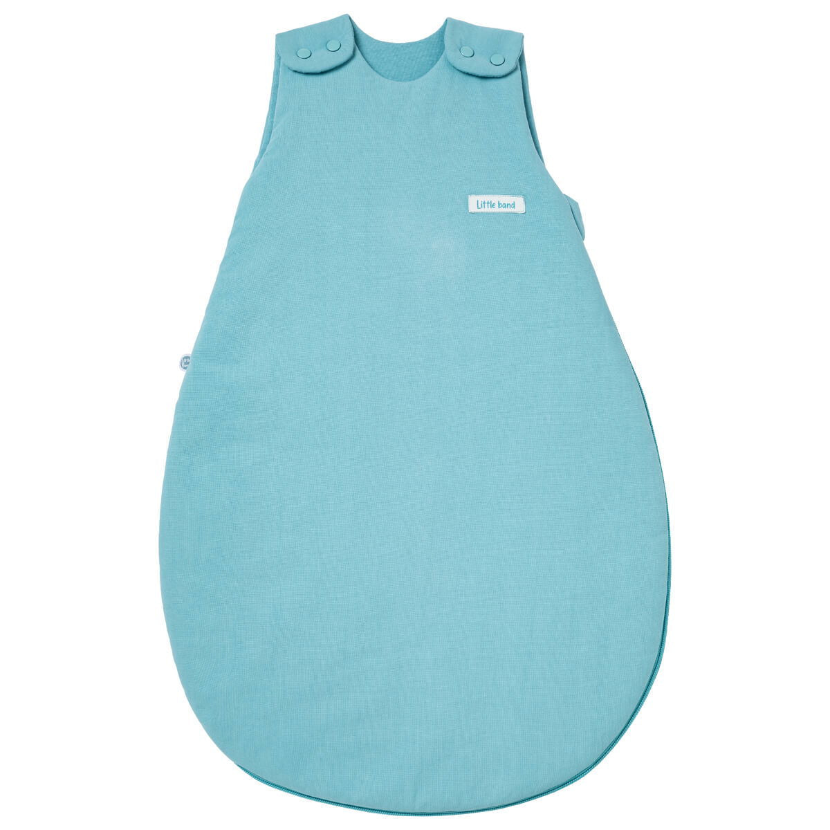 Gigoteuse naissance hiver en popeline 65 cm - Seaside Romance uni bleu - BB Malin