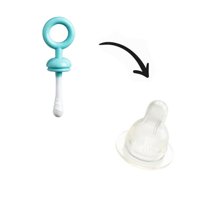 Goupillon en silicone avec brosse tétine Mickey Little One - 