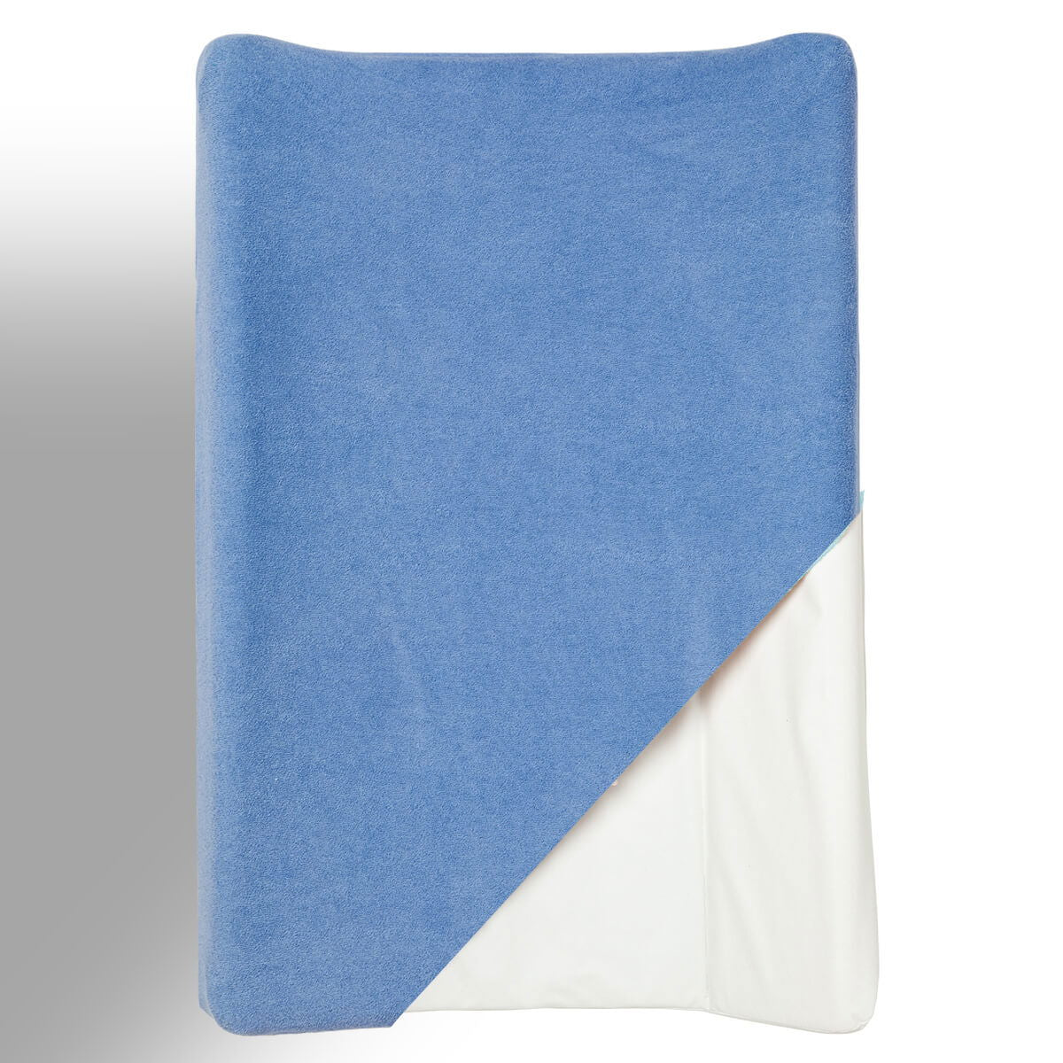 Housse de matelas à langer en éponge 50x70 cm - Bleu Jean - 