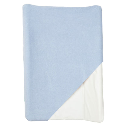 Housse de matelas à langer en éponge 50x70 cm Bleu - 