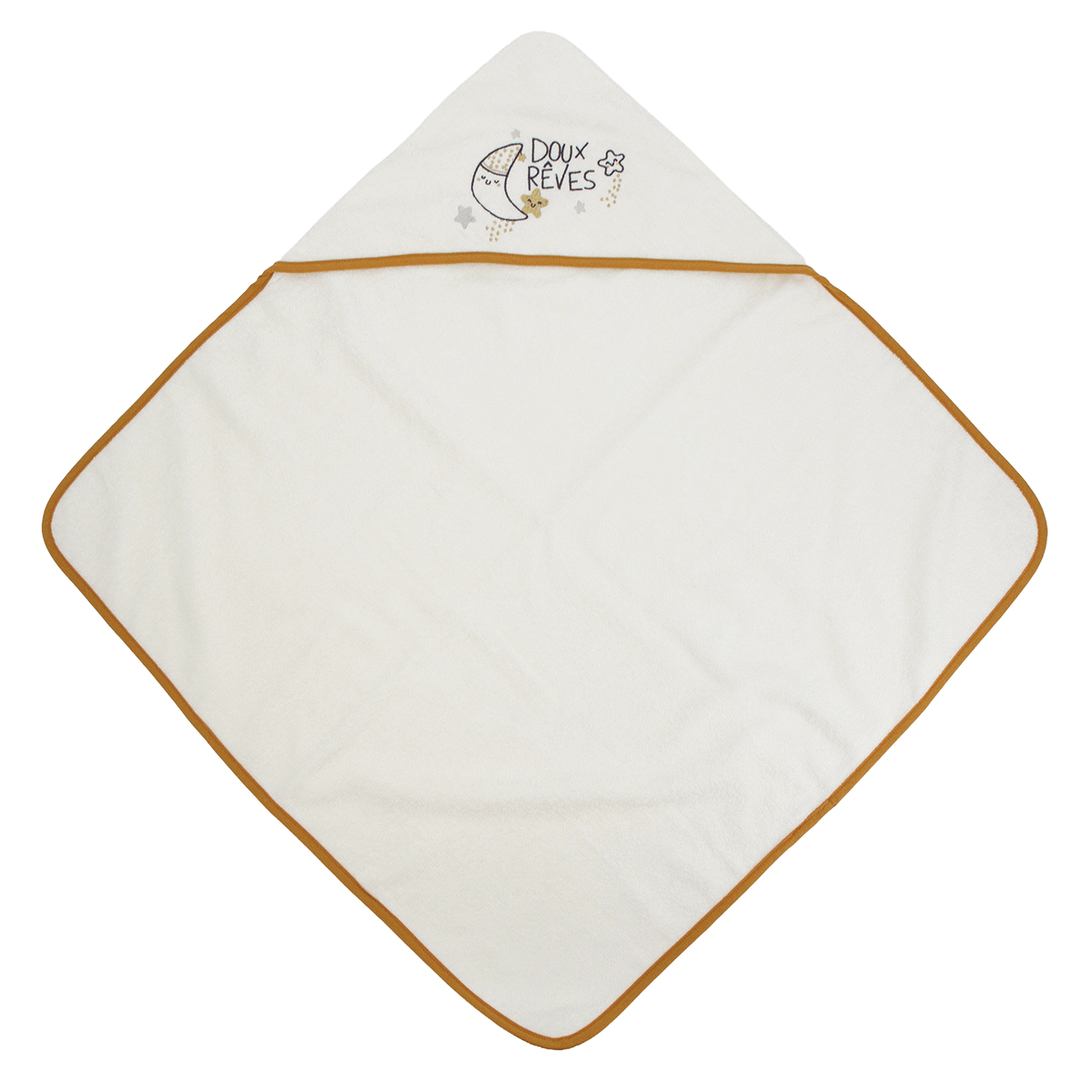 Cape de bain bébé Doux Rêves - Sortie de bain bébé 70x70 cm