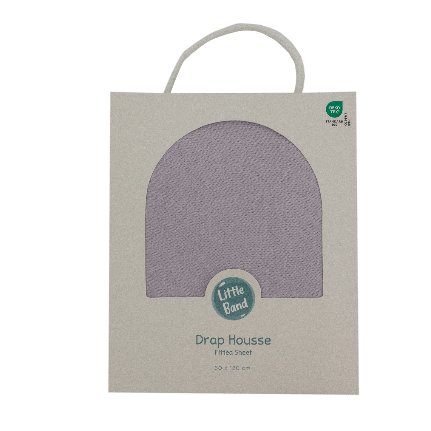Drap housse 60x120 cm Parme - Drap housse bébé jersey 100% coton