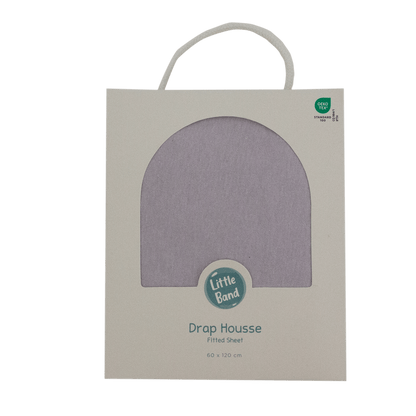 Drap housse 60x120 cm Parme - Drap housse bébé jersey 100% coton