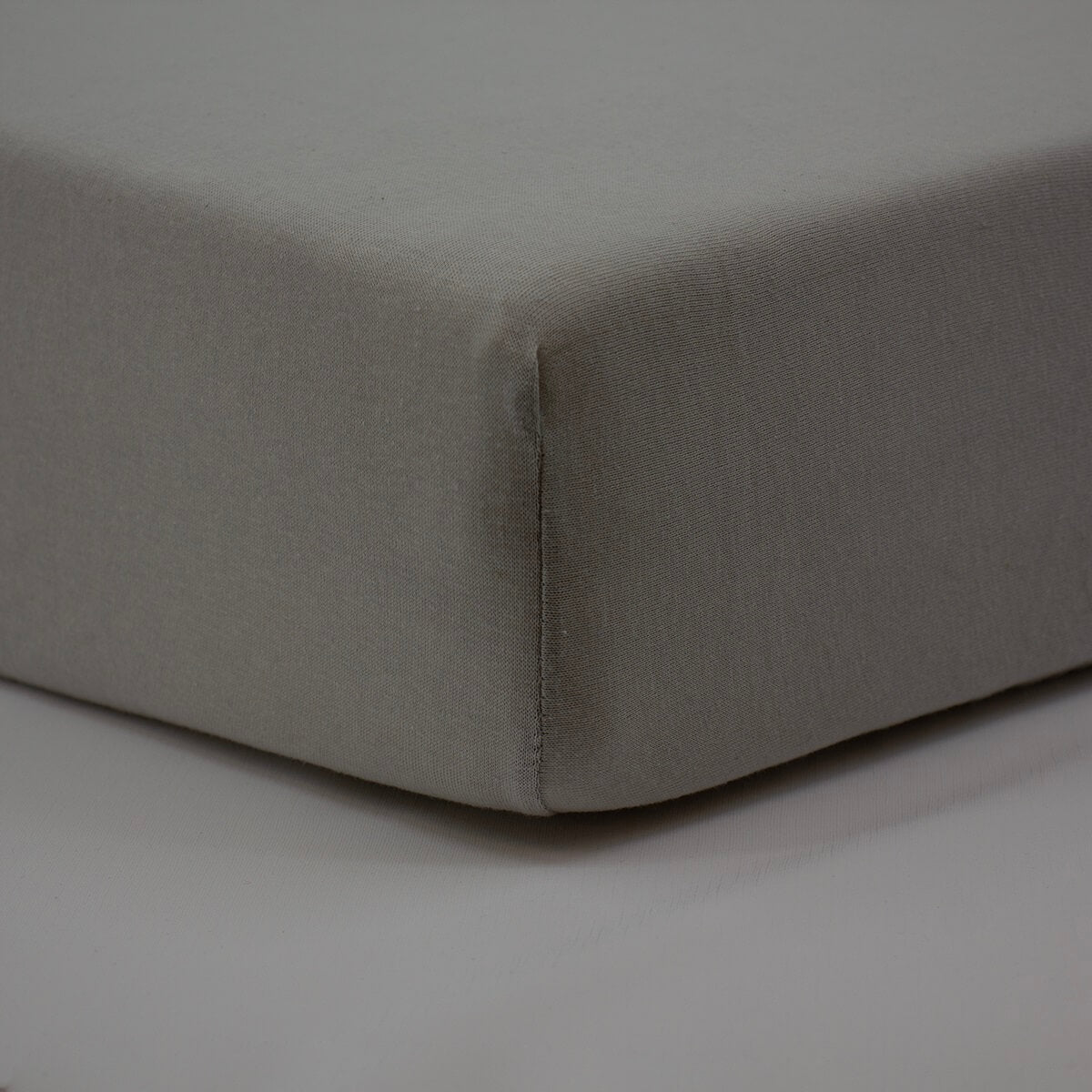 Drap housse 60x120 cm Gris Perle - Drap housse bébé jersey 100% coton