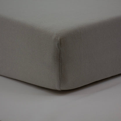 Drap housse 60x120 cm Gris Perle - Drap housse bébé jersey 100% coton