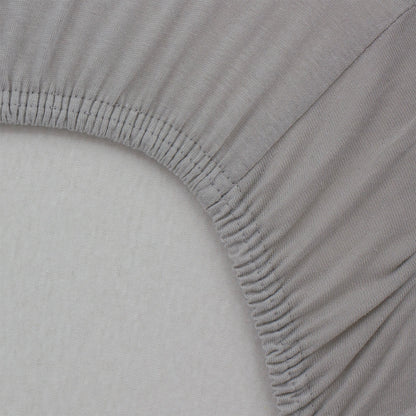 Drap housse 60x120 cm Gris Perle - Drap housse bébé jersey 100% coton