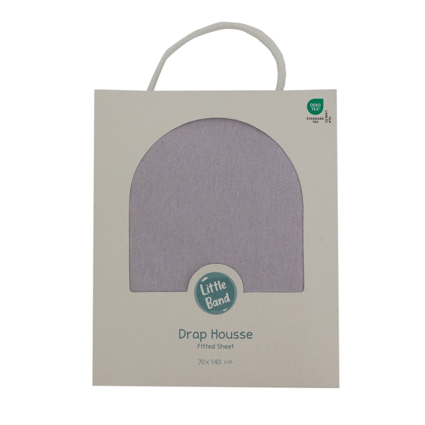 Drap-housse 70x140 cm Parme - Drap housse bébé jersey 100% coton
