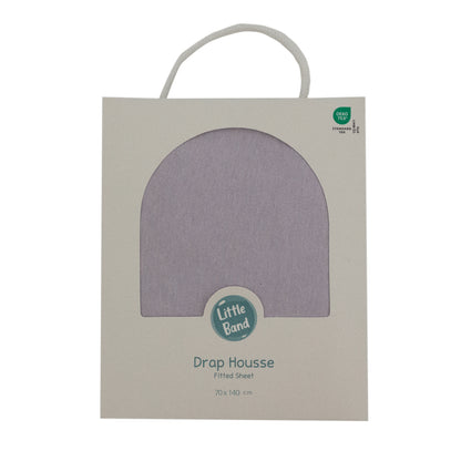 Drap-housse 70x140 cm Parme - Drap housse bébé jersey 100% coton