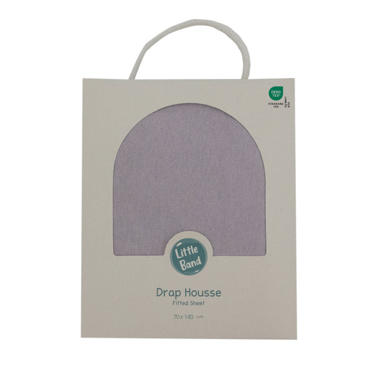 Drap-housse 70x140 cm Parme - Drap housse bébé jersey 100% coton