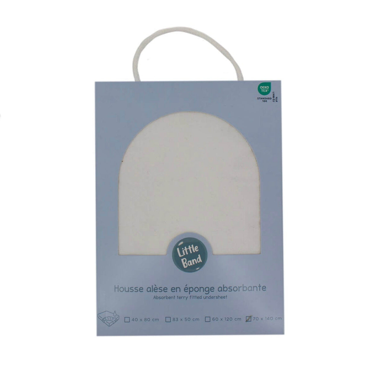 Protection matelas bébé 40x80 cm en éponge imperméabilisée