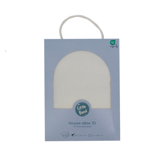 Protège matelas bébé 60x120 cm tissu 3D alvéolé imperméabilisé