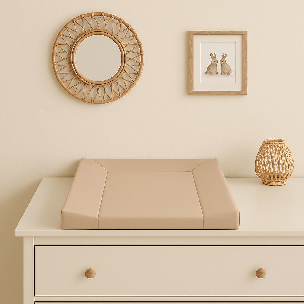 Matelas à langer bébé Luxe Amande - Matelas à langer pour bébé 50x70 cm