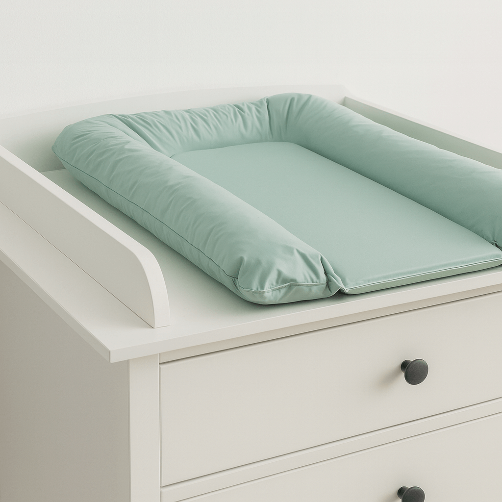 Matelas à langer bébé Flocons Lagon - Matelas à langer pour bébé 50x70 cm